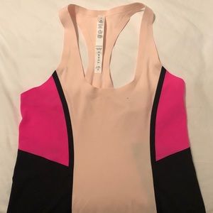 Lululemon colorblock tank Size 8